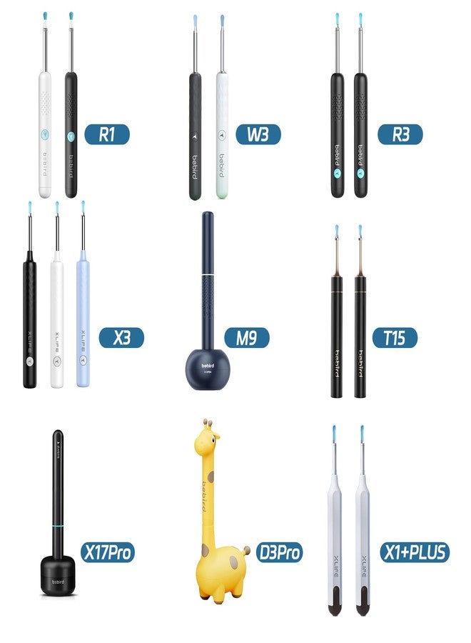 Bebird Replacement Tips Ear 12 Pieces Waterproof Silicone Ear Spoon for Ear Wax Removal Endoscope BEBIRD Original Ear Cleaner Tips Set for R1/ W3/R3/T15/X3/X17 PRO/D3Pro/T5 (Dia. 3.5mm) - Image 4